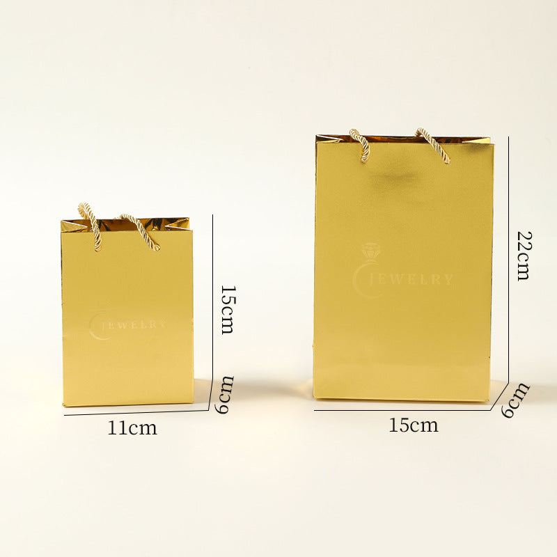 jewelry gift bags - Paper Bag Necklace Ring C00297 product view 07