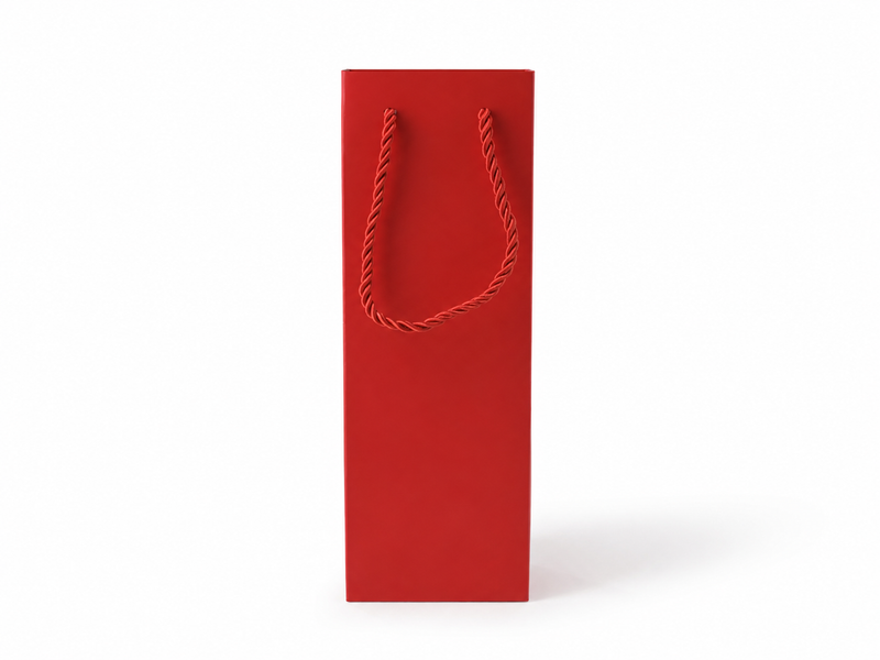 jewelry gift bags - 24-Pack Red Small Gift Bags with Rope Handles 3.25 2.75 10.75 in SB24-R open view