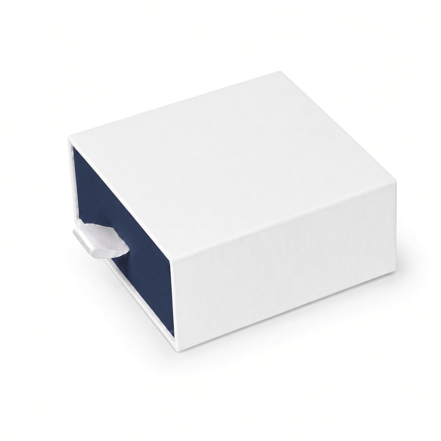 White & Blue Drawer Jewelry Boxes – 24 Pack