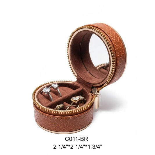 jewelry storage box - Brown Boxes front view