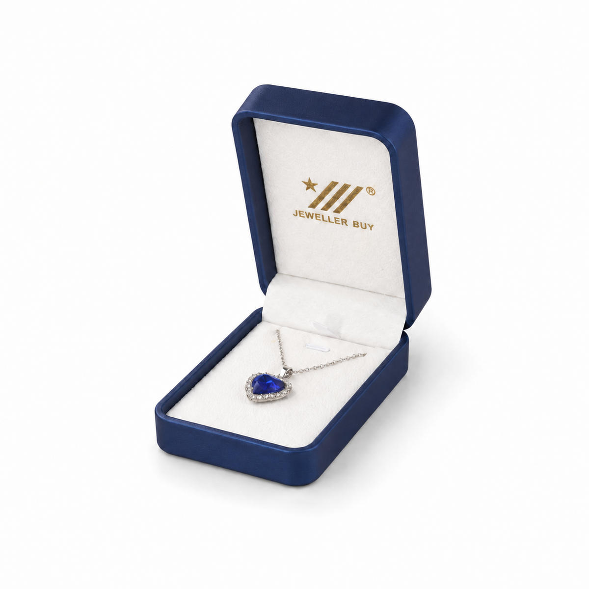 necklace box - Blue PU Leather Necklace Box 1-6 product view 06