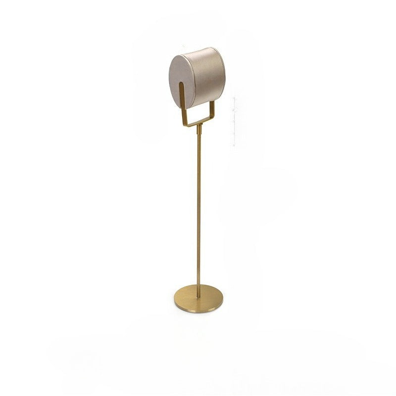 necklace display - Beige Gold Velvet Metal Display Stand Necklaces C02916 detail view