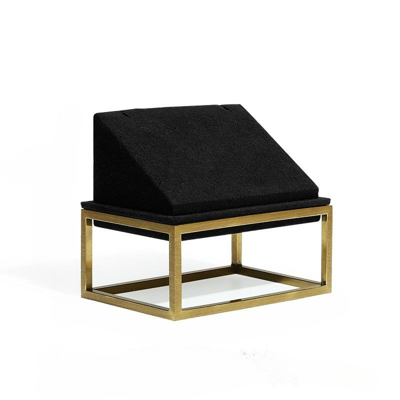 necklace display - Black Microfiber Display Stand Necklaces Rings C01694 product view 10