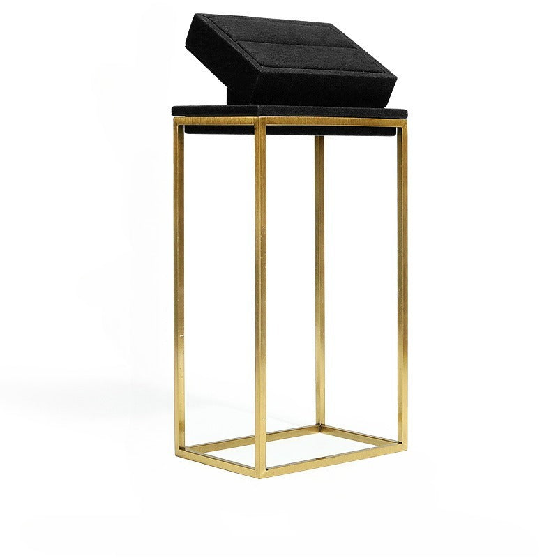 necklace display - Black Microfiber Display Stand Necklaces Rings C01694 product view 11