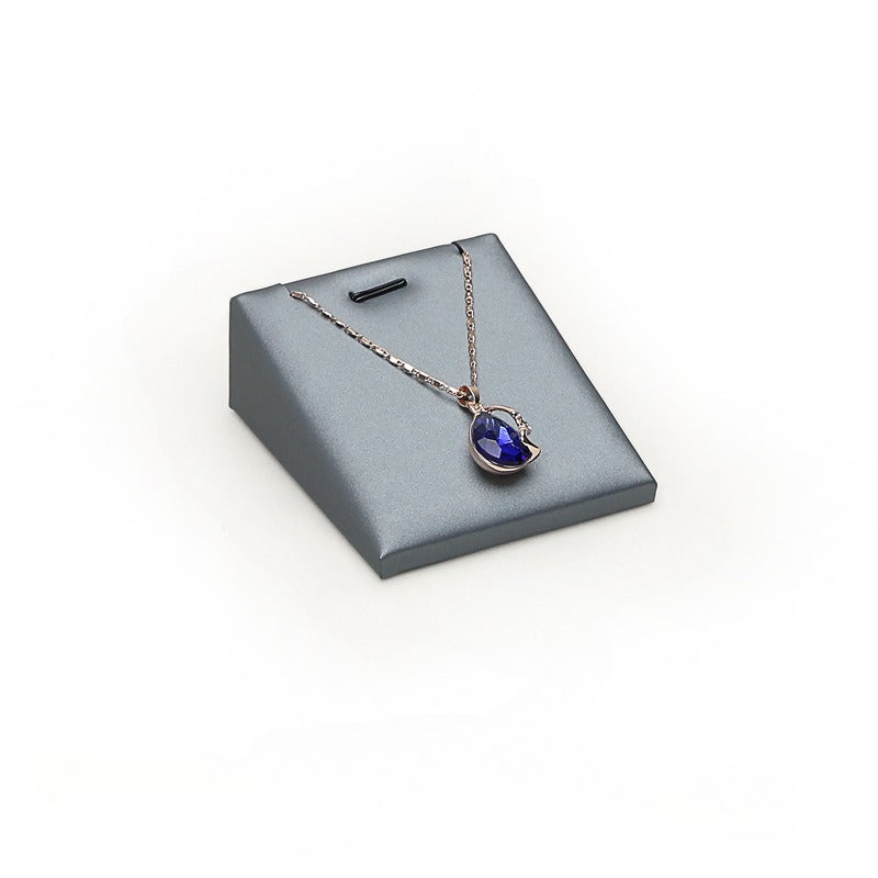 necklace display - Gray Blue Display Stand Necklace Bust C02739 product view 08