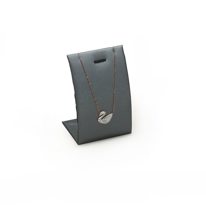 necklace display - Gray Blue Display Stand Necklace Bust C02739 product view 10