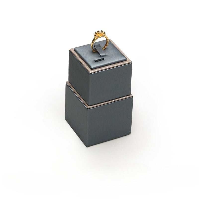 necklace display - Gray Blue Display Stand Necklace Bust C02739 product view 14