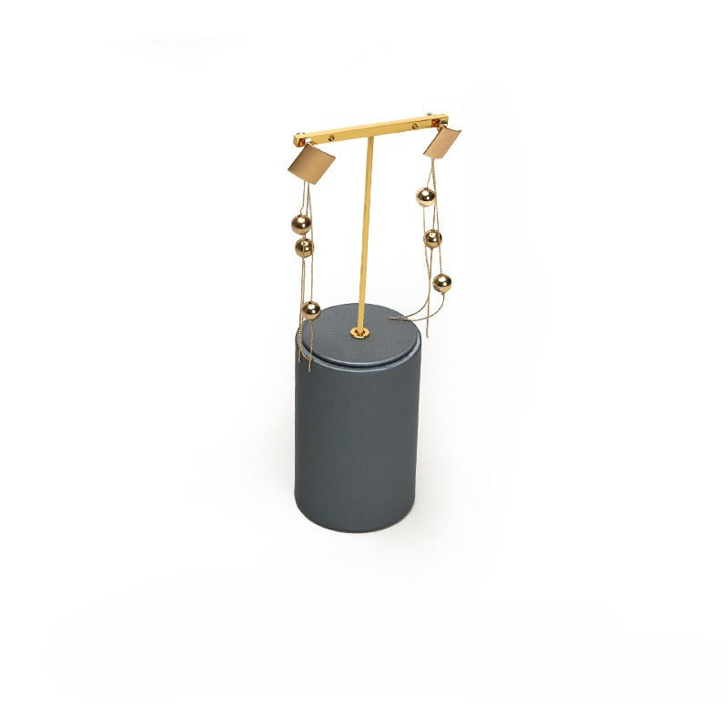 necklace display - Gray Blue Display Stand Necklace Bust C02739 product view 17