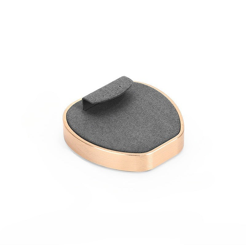 necklace display - Gray Microfiber Display Stand Necklaces Rings C01836 product view 08
