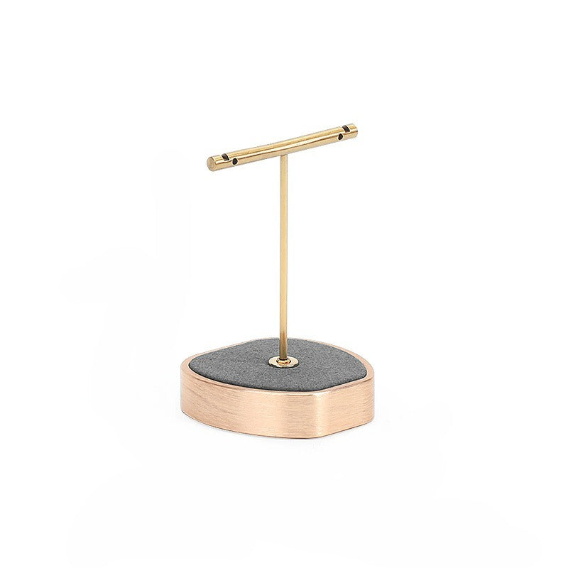 necklace display - Gray Microfiber Display Stand Necklaces Rings C01836 product view 09