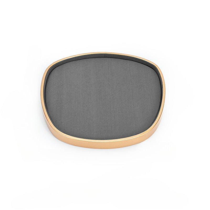 necklace display - Gray Microfiber Display Stand Necklaces Rings C01836 product view 13