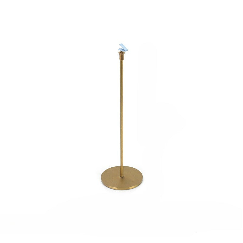 necklace display - Blue Gold Display Stand Necklace Bust C02719 side view