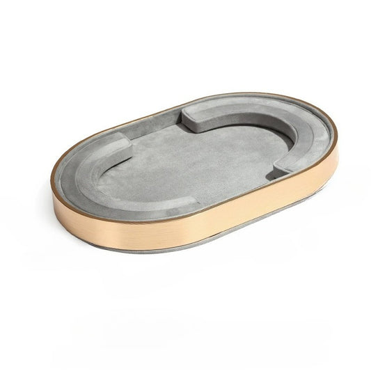 necklace display - Metal Display Tray Rings Necklaces C00776 open view