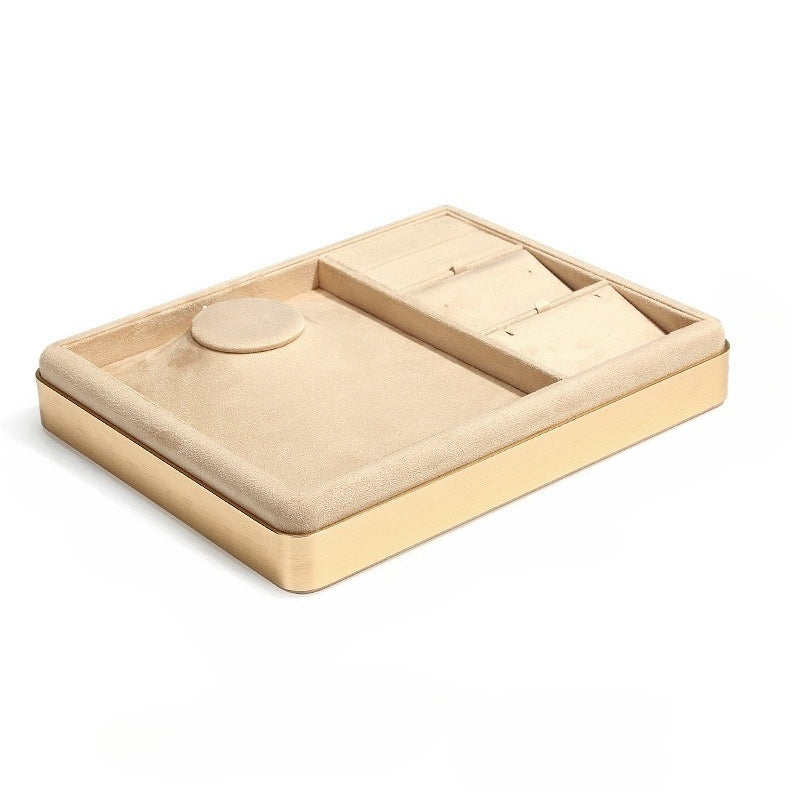 necklace display - Metal Display Tray Necklaces Rings C01372 side view