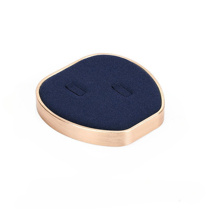necklace display - Blue Microfiber Metal Display Stand Necklaces C01958 product view 07