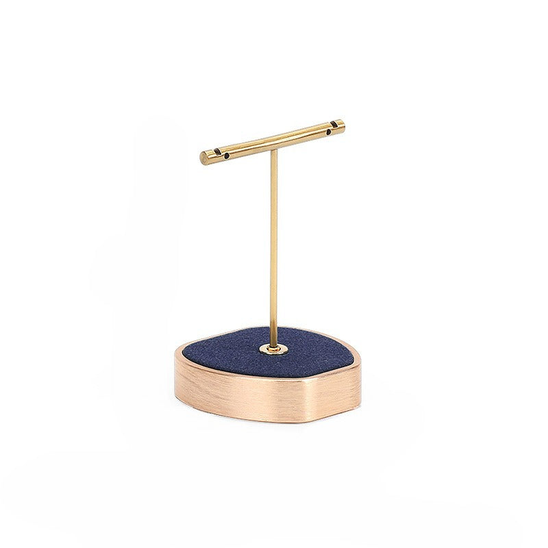 necklace display - Blue Microfiber Metal Display Stand Necklaces C01958 product view 09