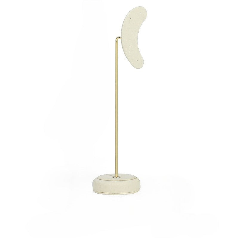 necklace display - White Gold Velvet Display Stand Necklaces Rings C02887 product view 14