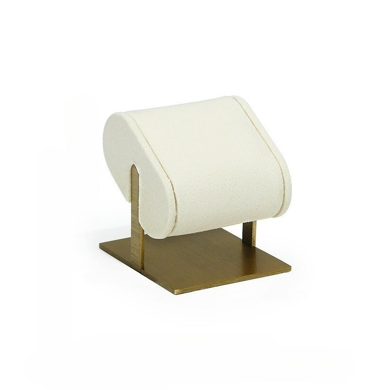 necklace display - White Gold Velvet Display Stand Necklaces Rings C02887 product view 16