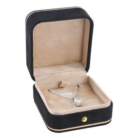 pendant box - Black Pendant Box V15P-BK BK front view
