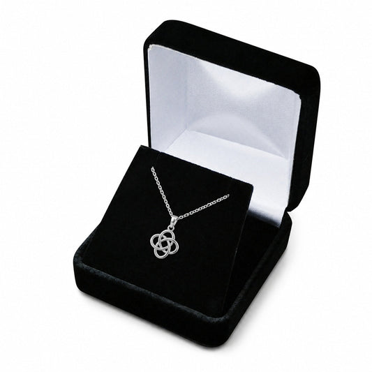 pendant box - Black Square Velvet Pendant Boxes - 12 Pack YP9-BK front view