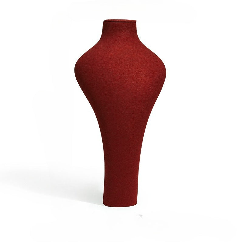 pendant display and necklace display - Metal Display Stand Necklaces Pendants C00890 side view