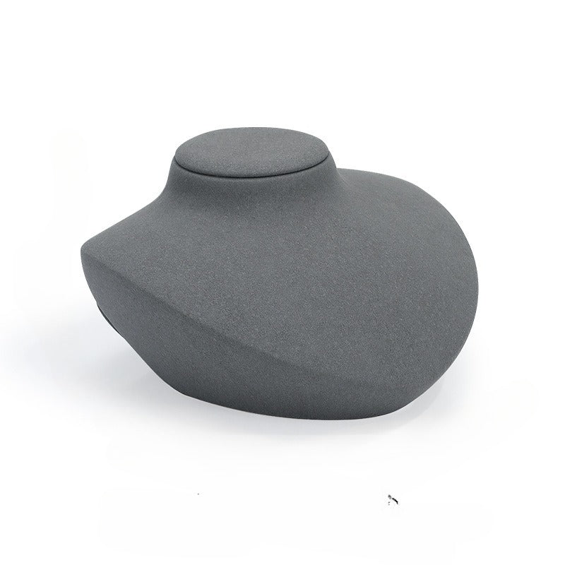 pendant display and necklace display - Microfiber Mannequin Necklace Pendant Display C01899 product view 05