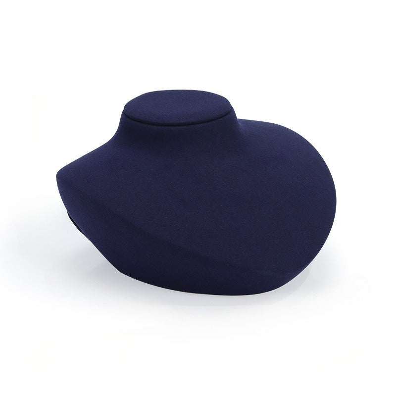 pendant display and necklace display - Microfiber Mannequin Necklace Pendant Display C01899 detail view