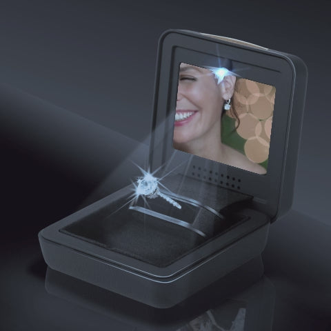 6PCS Patent Luxury Proposal Video Ring Box