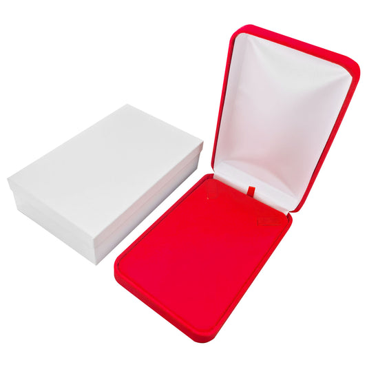 Red Velvet Necklace Boxes, product view 2
