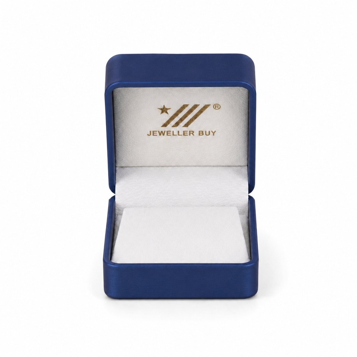 ring box - Blue PU Leather Ring Box 1-2 detail view