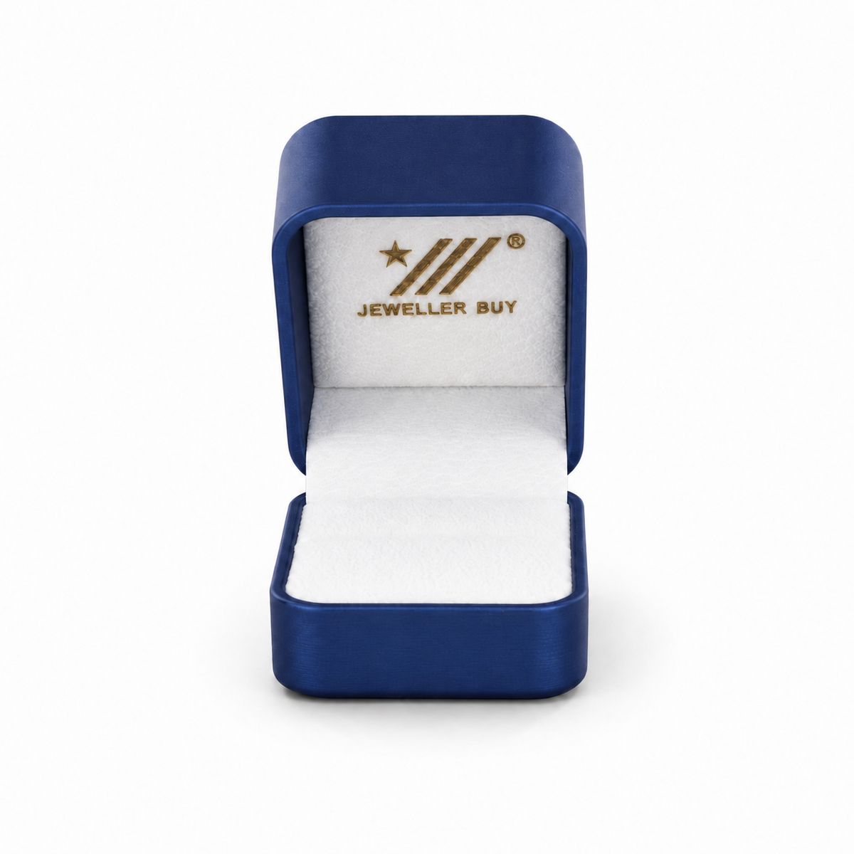 ring box - Blue PU Leather Ring Box 1-1 detail view