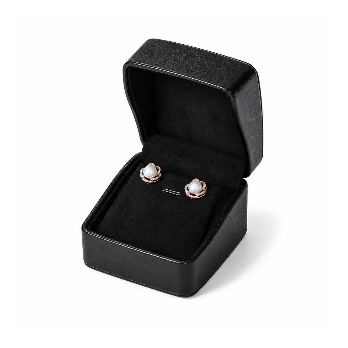 ring box and bracelet box - 500pcs Leather Box Ring Bracelet C00249 detail view