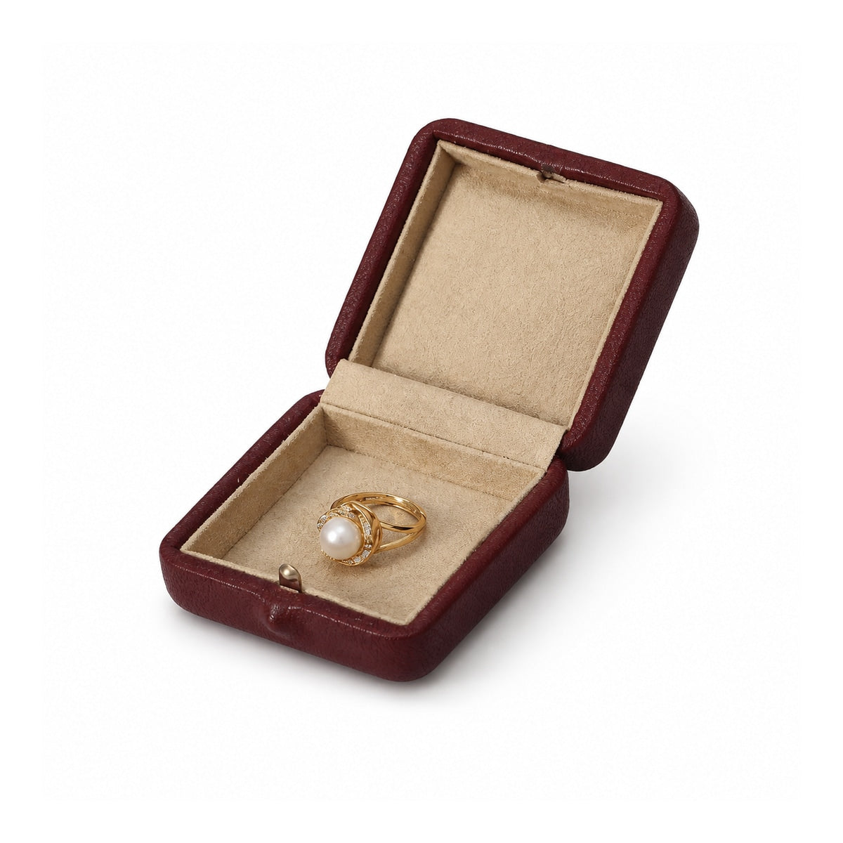 ring box and earring box and necklace box - Box Necklace Ring Earrings C00194 side view