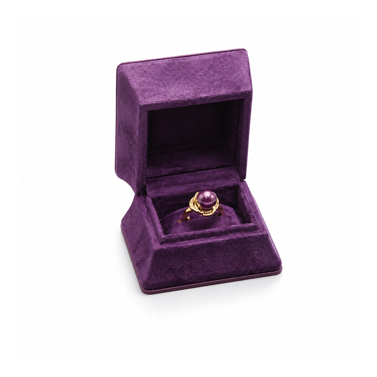 ring box and earring box and pendant box - PU Leather Box Ring Pendant Earrings C00259 detail view