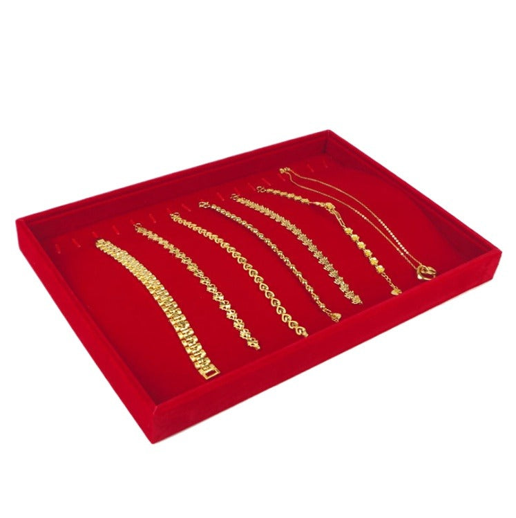 ring box and necklace box - Red Gold Tray Box Necklace Ring C00016 product view 15