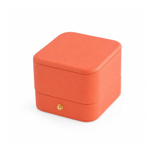 ring box - PU Ring Box P12R-O BE open view