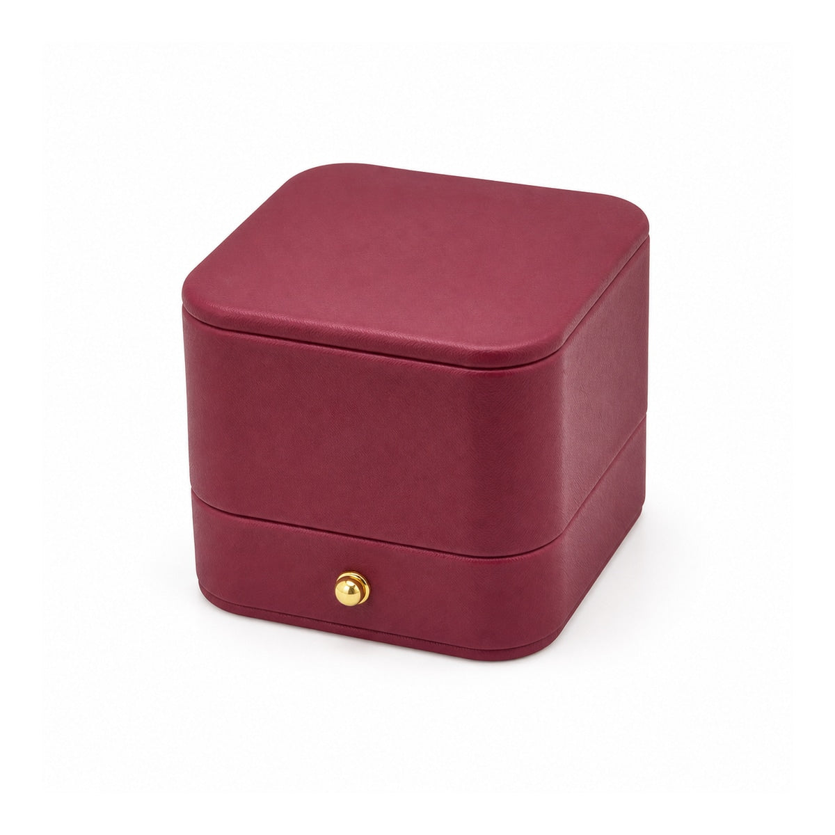 ring box - PU Ring Box P12R-MAG BK open view