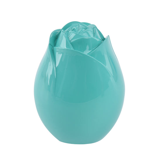 ring box - Turquoise Rose Ring Box open view