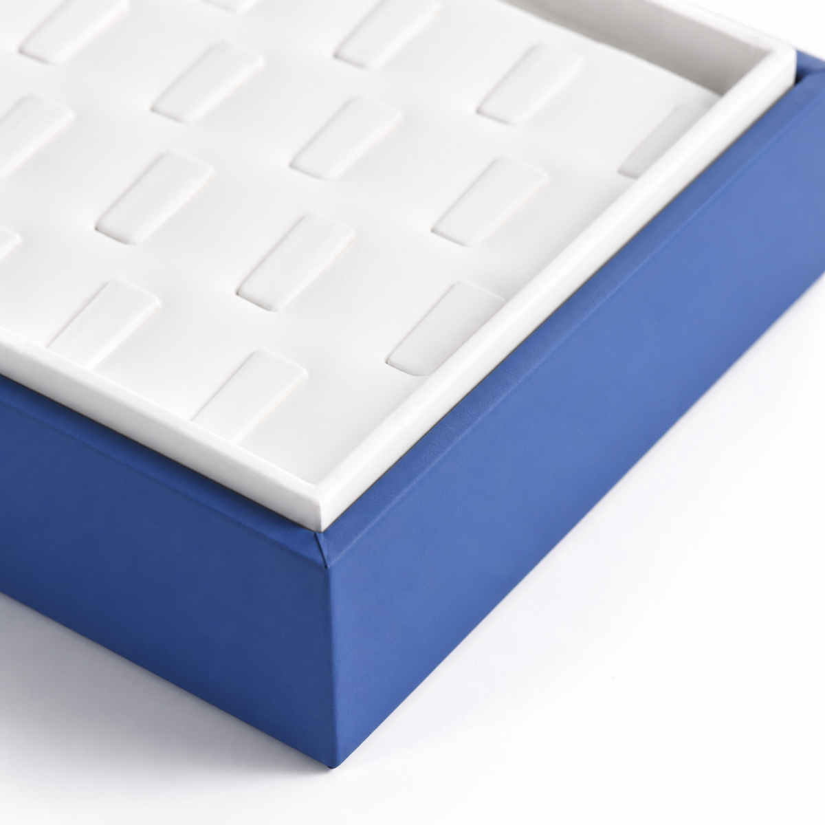 ring display - 26 Blue White Ring Display Tray T046R26-W detail view