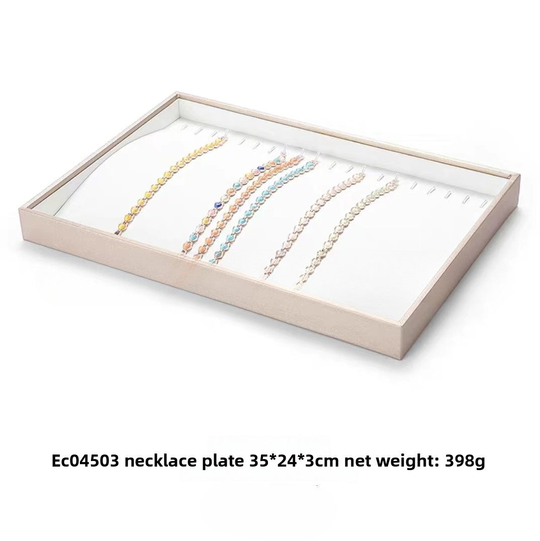 ring display and bracelet display and necklace display - Leather Tray Necklace Ring Bracelet DC0002 product view 15