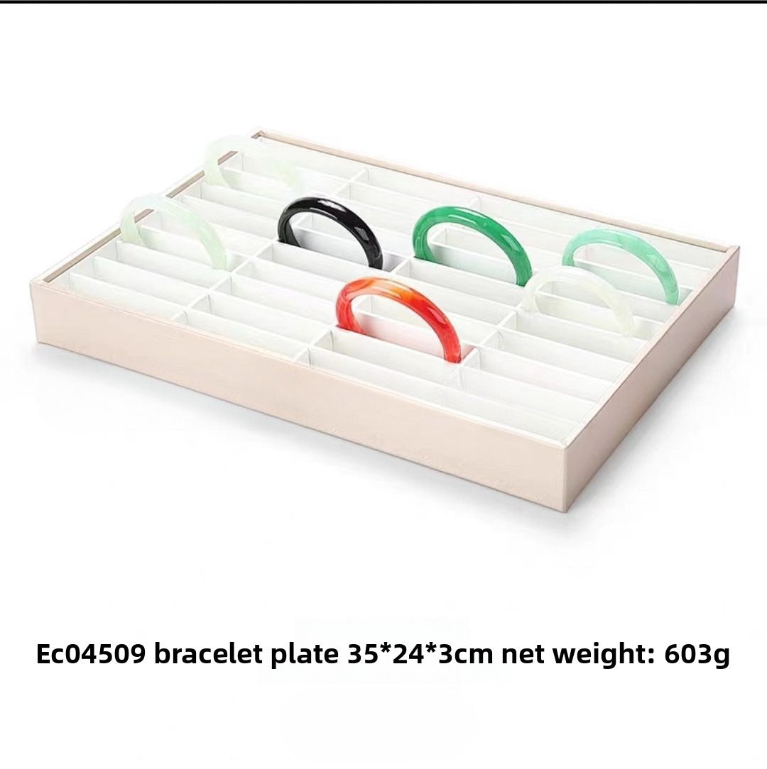 ring display and bracelet display and necklace display - Leather Tray Necklace Ring Bracelet DC0002 product view 43
