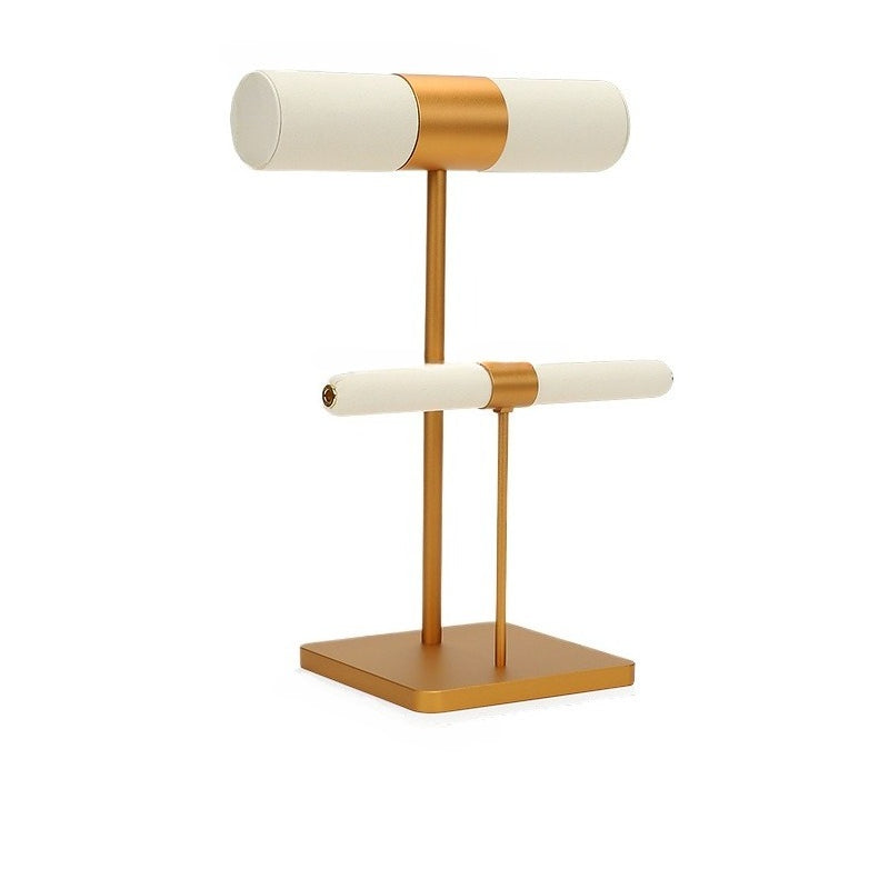 ring display and bracelet display - Microfiber Metal Stand Bracelet Ring Display C01229 product view 05