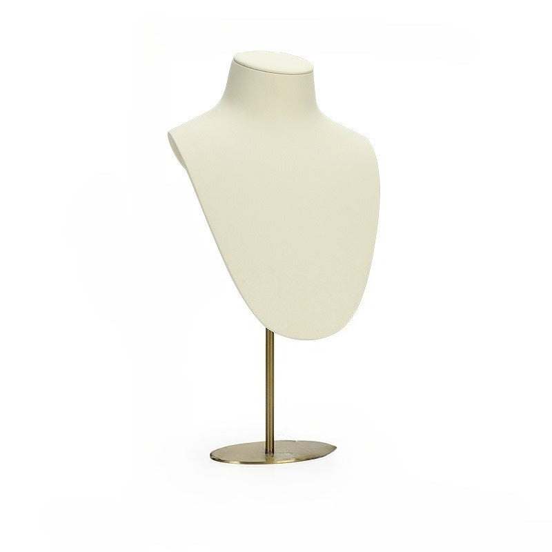 ring display and earring display - Beige Gold Velvet Metal Display Stand Ring Earring C02771 product view 05