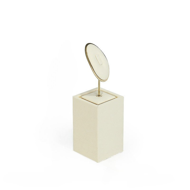 ring display and earring display - Beige Gold Velvet Metal Display Stand Ring Earring C02771 product view 10