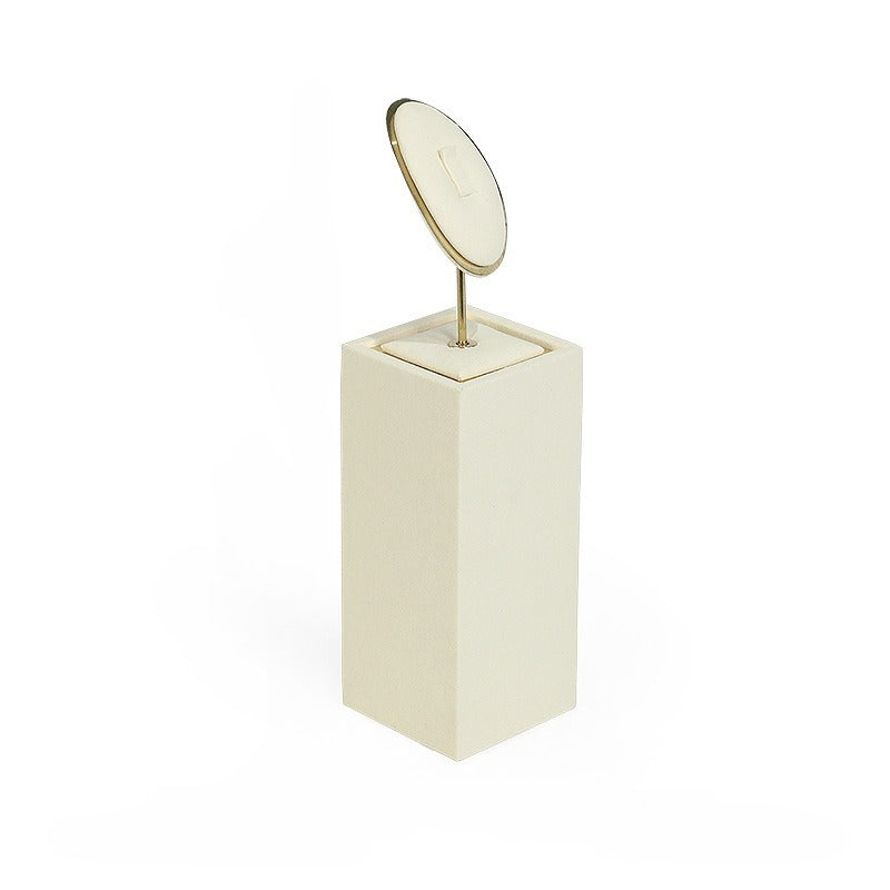 ring display and earring display - Beige Gold Velvet Metal Display Stand Ring Earring C02771 product view 11