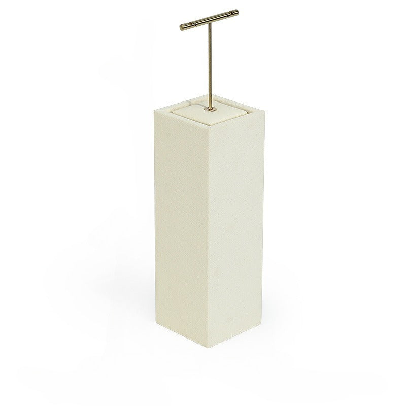 ring display and earring display - Beige Gold Velvet Metal Display Stand Ring Earring C02771 product view 12