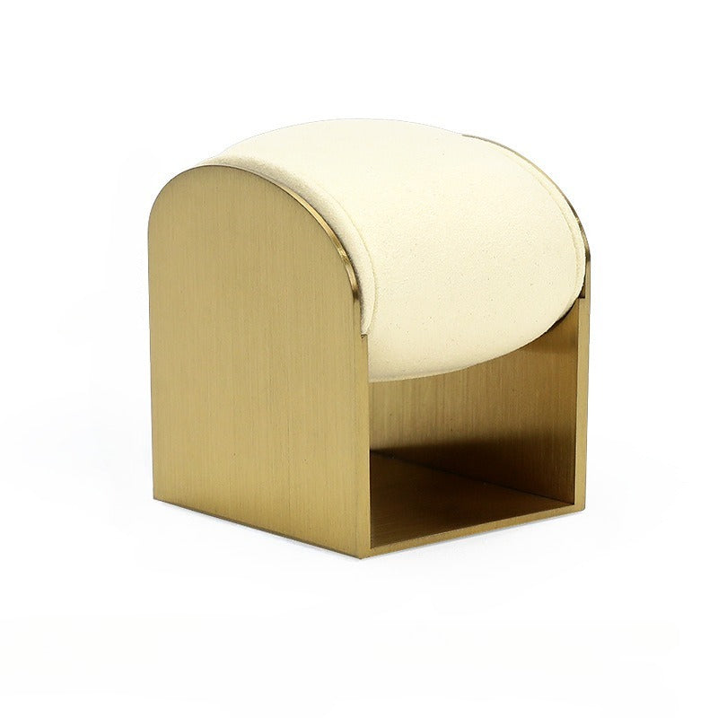 ring display and earring display - Beige Gold Velvet Metal Display Stand Ring Earring C02771 product view 14