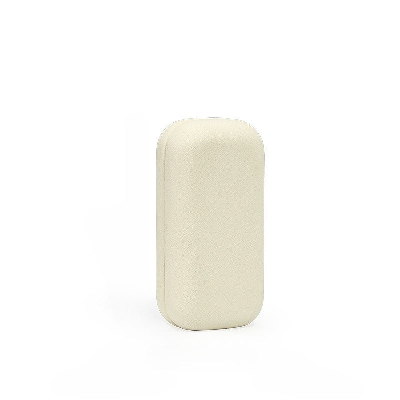 ring display and earring display - Beige Gold Velvet Metal Display Stand Ring Earring C02771 open view