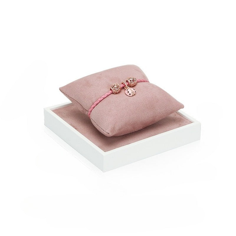 ring display and earring display - Pink White Velvet Display Stand Ring Earring C02693 product view 05