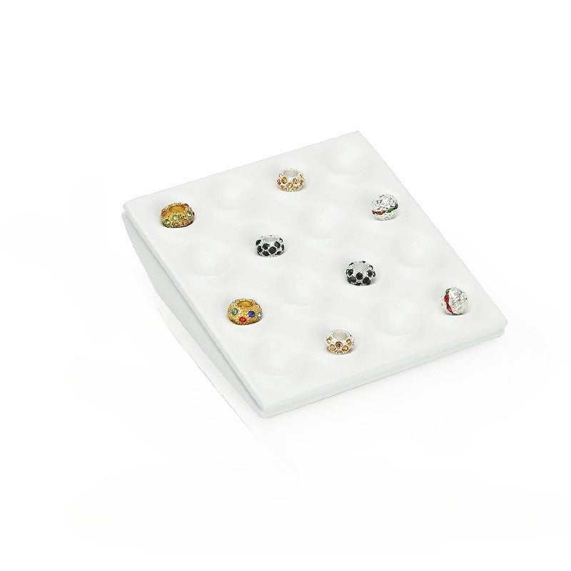 ring display and earring display - Pink White Velvet Display Stand Ring Earring C02693 product view 14